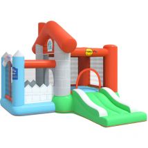 Happy Hop - Castillo hinchable con tobogán pvc 272x257x220 cm