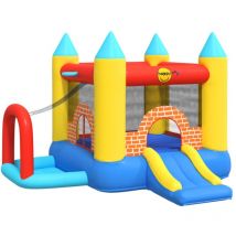 Happy Hop - Castillo hinchable con tobogán pvc 300x280x202 cm