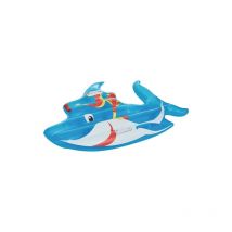 Inflatable floating shark (77589) - Happy People
