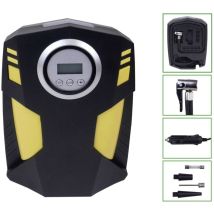 Mini-Kompressor Happy People 100 Watt 12 Volt 3 Adapter 3 m Kabel 55 cm Schlauch Ideal für Autoreifen