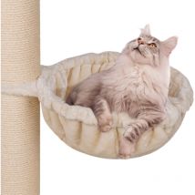 Universal xxl Liegemulde für Kratzbaum ø 45 cm - Schlafmulde für große Katzen, Maine Coon, Stabil bis 20 kg Traglast, Hängematte, Katzenliege,
