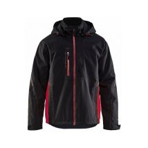 Hardshell-Jacke BLAKLADER Wasserabweisend T.L - SCHWARZ/ROT - 479019779956-L