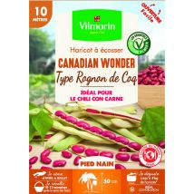 Haricot Nain à Ecosser Canadian Wonder (type Rognon de Coq) - 10 M - Cuisine du Monde