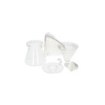 Hario - V60 Glass Brewing Kit - Goutteur en verre + serveur + ensemble de filtres