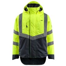 Mascot - Harlow Outer Shell Jacket Hi-vis Yellow/Dark Navy - Large