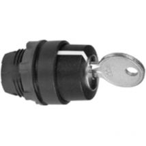 Schneider Electric - Harmony tête de bt-tournant à clé - 3 positions - Ø22 - noir - Ronis 455 - ZB5AG8