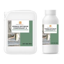 Harmony Beton - Vernis Optimum bi composant pu - Kit de 2 kg Brillante - Harmony Béton