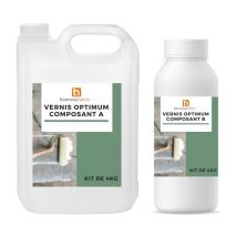 Harmony Beton - Vernis Optimum bi composant pu - Satinée Kit de 4 kg - Harmony Béton