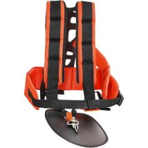 Harnais de débroussailleuse universelle, Sangle double harnais Rembourré Ajustable pour débroussailleuse et coupe-bordures