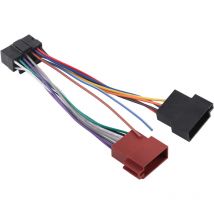 Jeffergarden Harnais de prise de fil Audio de voiture, 16 broches, plastique ABS de remplacement pour récepteur Radio Sony
