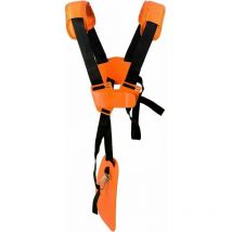 Harnais Débroussailleuse- Bandoulière Double - Harnais de Doudeuse- pour Débroussailleuse, Tronçonneuse et Tondeuse à Gazon Compatible avec fs,