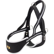 Ferplast - ergocomfort nordic Harnais ergonomique en nylon de type suédois - 3 tailles . Variante 2 - Misure: a: 58 cm b: 67-82 cm - Noir
