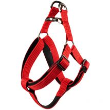 Harnais Jannu S 25-45 cm 15 mm rouge pour chien - animallparadise