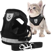 Harnais pour chat Harnais Chat,Harnais pour Chat,Laisse Harnais Chat,Harnais Laisse pour Chat,Harnais pour Chat avec Laisse Gilet