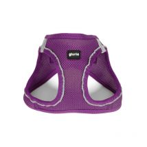 Harnais pour Chien Gloria Air Mesh Trek Star Réglable Violet L (33,4-35 cm)