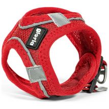 Harnais pour chien Gloria air mesh trek star réglable rouge taille xxxs (18-20 cm)