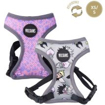 Disney - Harnais Premium pour chiens de Villanas - Taille xs/s - Couleur Rose - Harnais de dressage anti-fatigue et ajustable - Fabriqué en Polyester
