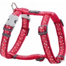 Red Dingo - Harnais chien Fantaisie Rouge os Taille : T3