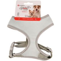 Harnais Small dog s cou 24 cm corps réglable de 32 à 44 cm vert pour chien. Flamingo