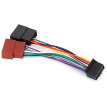 Harnais stéréo de voiture, Port 16 broches vers Mini Iso, câble de câblage de prise 8 broches, adapté pour Pioneer 2003-on