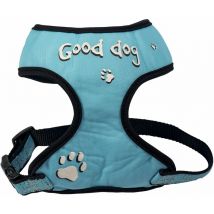 Harnais tee-shirt chien fantaisie doogy bleu 'Good Dog' Taille : xs