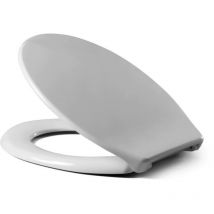 Haro WC-Sitz 506856 Scharniere Edelstahl, FastFixmutter, 2-Punkt, weiß