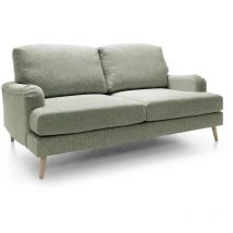 Abakus Direct - Harper Chenille 3 Seater Sofa - color Green - Green