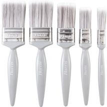 Harris Paint Brush Set, Flat, for Emulsion, Pack of 5