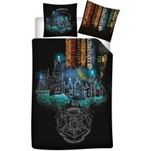 Harry Potter Bettwäsche + Kissenbezüge 200x140 Cm - 100% Mikrofaser