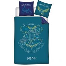 Harry Potter Bettwäsche-set Decke & Kissenbezug 140x200 + 63x63 Cm Aus Microfaser