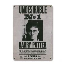 Logoshirt - harry potter panneau métal undesirable no. 1 15 x 21 cm