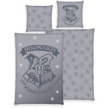 Harry potter parure de lit grey 135 x 200 cm 80 x 80 cm Herding HHE4474456050