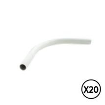 Hart-pvc-bogen Ø 16 Mm, Grau, 20 Stück