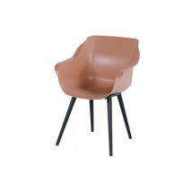 Sophie Studio Dining Stuhl pink – Ergonomische Sitzschale – Wetterfest – Max. Belastbarkeit 135 kg – Abmessungen 61,5 x 58 x 84 cm