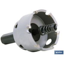 Cofan Hartmetallkrone 64 mm – 64 mm – Hartmetall – Maximale Schnittstärke: 20 mm