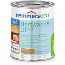 Remmers - Hartwachs-Öl [eco] farblos, 0,75 Liter, Hartwachsöl für innen, natürliche Basis, Beize, Öl und Versiegelung in einem, nachhaltig, vegan