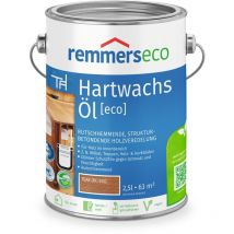 Remmers - Hartwachs-Öl [eco] teak, 2,5 Liter, Hartwachsöl für innen, natürliche Basis, Beize, Öl und Versiegelung in einem, nachhaltig, vegan