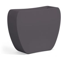 Blumentopf aus Harz 100x31 cm h 80 mod. Heart Anthrazit