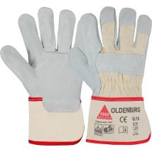 Hase Arbeitshandschuhe Oldenburg Größe 10, Rindkernspaltleder 12 Stk