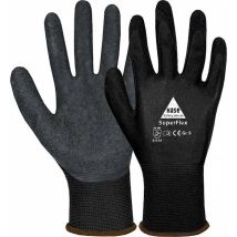 Hase Montagehandschuhe Feinstrick "superflex Black" 7