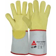 Oslo Super Schweißerhandschuhe 7 – hydrophobiertes Rindnarbenleder – Kevlar-Nähte – TÜV GS zertifiziert