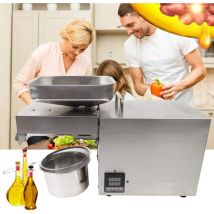 Gojoy - Haushalt Ölmühle Ölpresse Elektrisch Kaltpresse Öl Pressmaschine Automatische Heißpresse Edelstahl Extraktor für Walnüsse Erdnüsse 1500W