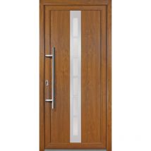 Meeth - Signum ExklusivPVC Model 38, innen: golden Oak, außen: golden Oak, Breite: 98cm, Höhe: 208cm, Öffnungsrichtung: din links