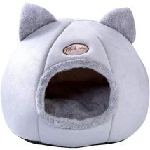Haustier Nest Katzen Haus Soft Hundehöhle Katzenhöhle Hiver Chaud Nid pour Animaux de Compagnie Hundebett Katzenbett Haustier Schlafsack Intérieur