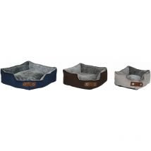 Hundekorb aus Weißmetall – 24 x 444 cm – elegante Dekoration für Familienhäuser – ideal für jede Umgebung