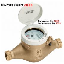 Hauswasserzähler, Wasseruhr 1' warm, 260mm, Qn 6