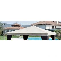 Top de remplacement pour gazebos 3x4 en blanc - Salone
