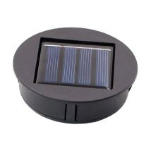 Lycxames - Lanterne solaire Haut de remplacement Lumière solaire pour Lantern Panneau solaire Couvercle de lumière avec une ampoule LED,Lanterne
