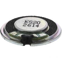 Haut-parleur miniature Rs Pro 20 (Dia.) x 3.1mm ø 20mm 8O 0.3W