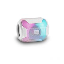 1control - Mars Gaming msbaxw, haut-parleur Bluetooth rgb, compact, 10W, USB/MicroSD/Radio, White
